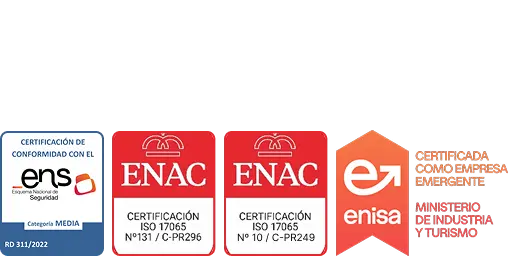 Certificaciones Applus que tiene la empresa Aslam